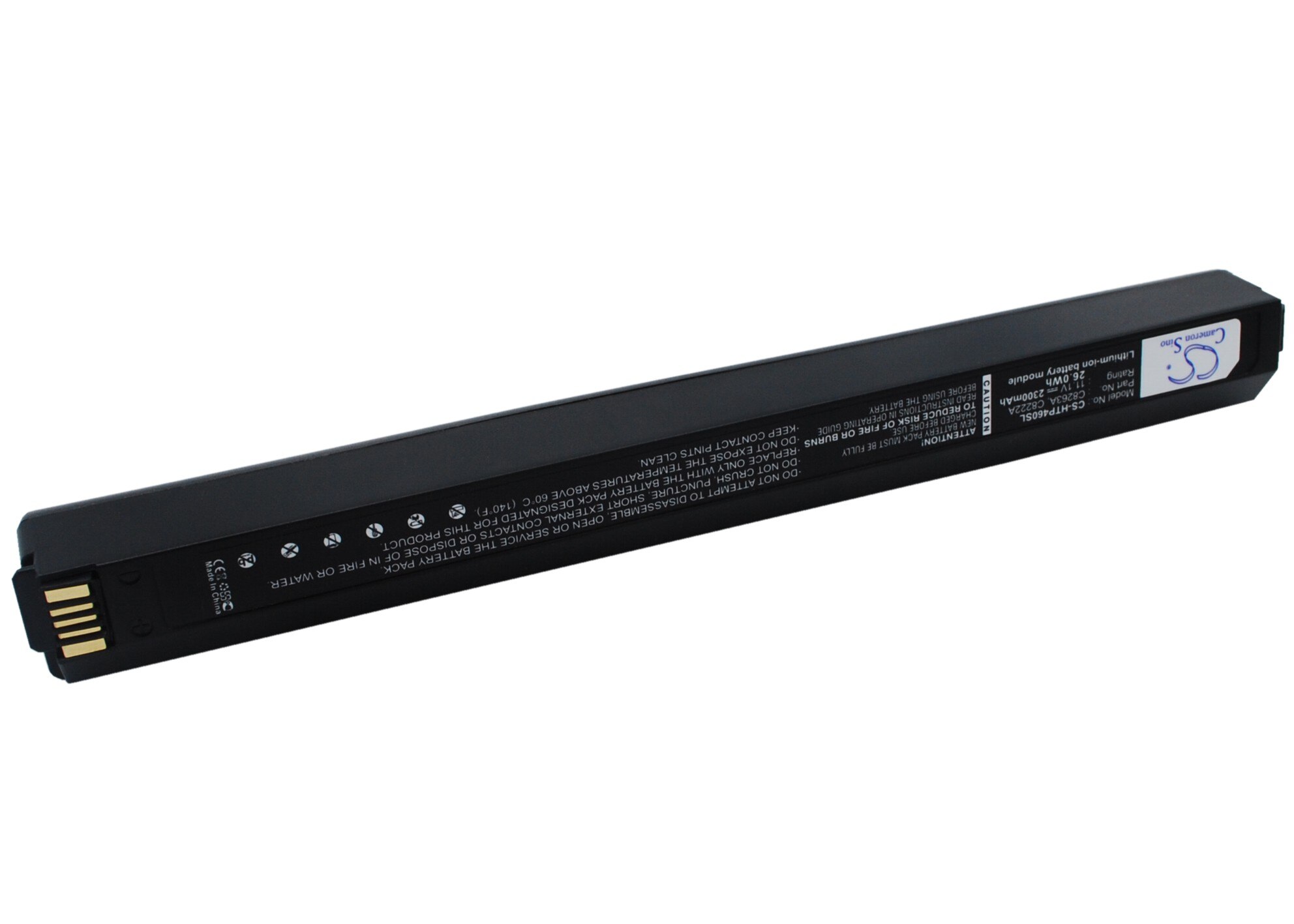 Cameron Sino MP3 Player Battery - 2300mAh Rechargeable - for HP Deskjet 450, Officejet H470, BT500