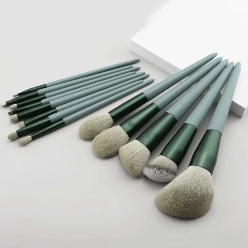 13-teiliges buntes Make-up-Pinsel-Set für Lidschatten, Foundation, komplette Make-up-Pinsel, Lidschatten, Rouge, Schönheit, weichmachende Make-up-Tools