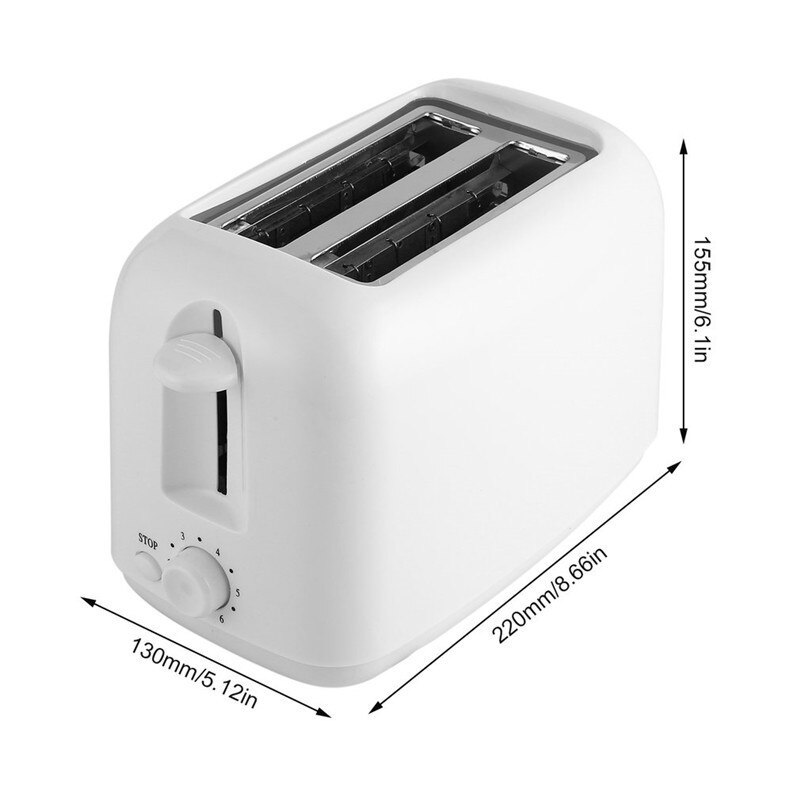 220v elektriska brödbryggare brödrost hem multi-funktion automatisk kontroll frukost maskin kök verktyg vit