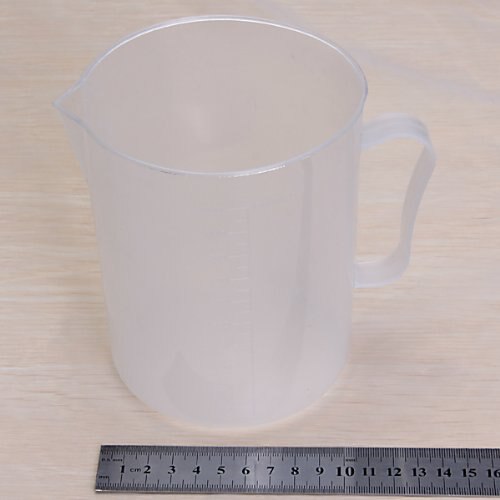 1000ml Transparent Graduated Beaker with Handle