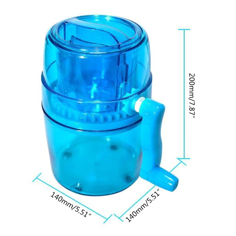 Ice Shaver and Snow Cone Machine, Premium Portable Manual Ice Crusher and Shaved Ice Machine with Free Ice Cube Trays-BPA Free