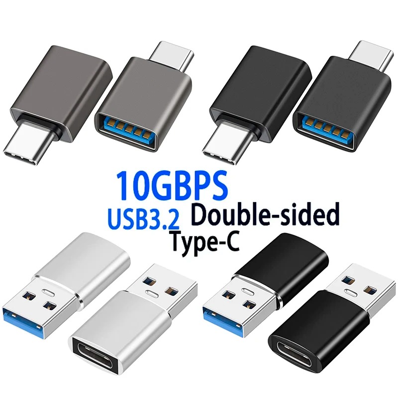 Adapter USB 3.2 Type-C 10 Gb/s OTG typu C USB C męski na USB 3.2 żeński do Macbooka Xiaomi Samsung USBC OTG Connector
