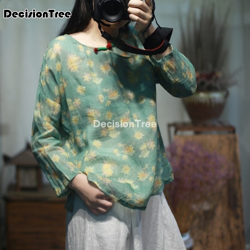 2022 camicia tradizionale cinese qipao superiore – Grandado