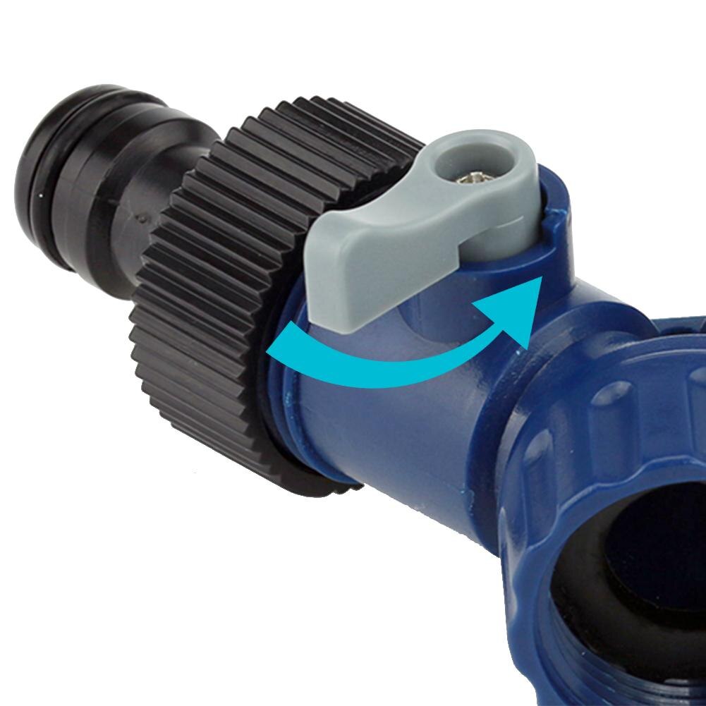 3/4" Water Tap Splitter 2 Way For 1/2" Caliber Quick Connector Adaptor Y Shape Garden Tap Splitter Connector For Irrigation