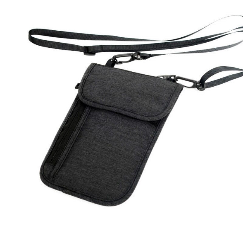 Travel Hanging Passport Bag Women Men Multifunction Waterproof Passport ID Holder Protective Cover