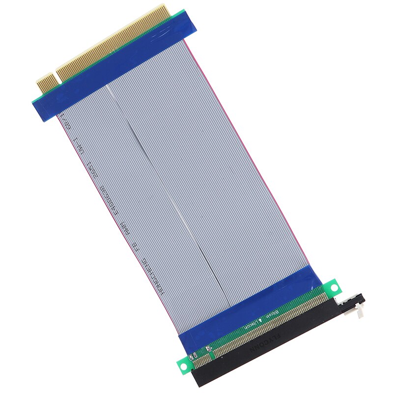 16X Riser Extender Card Adapter Flexibele Kabel PCI Express PCI E 16X Riser Card Ribbon Extender Extension 18cm Kabel