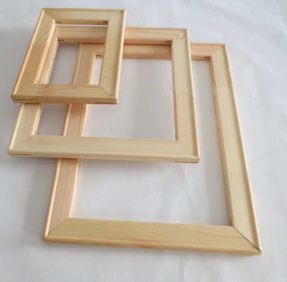 Natural Wood Frame For Canvas Oil Painting Factory Provide DIY Frame Wall Photo Inner Picture Frame marcos de fotos de pared 5FM