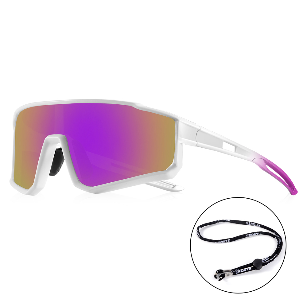 Crixalis polariserade solglasögon för män och kvinnor med rep, cykelsolglasögon, fiskeglasögon,  uv400 st: Guld-