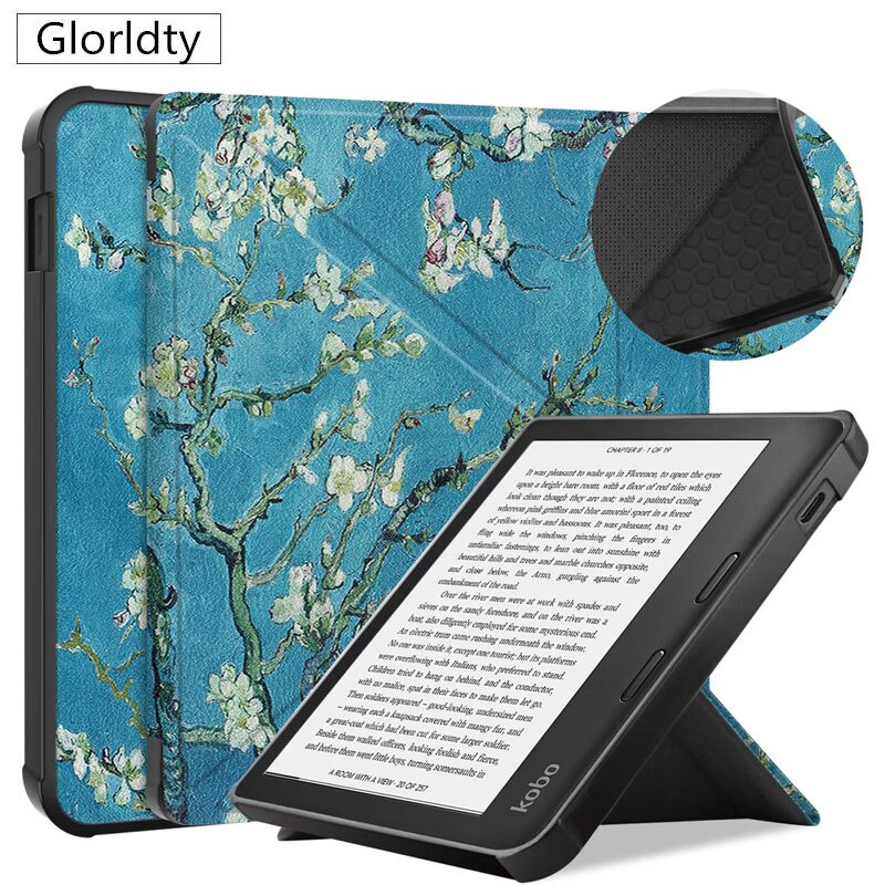 robić Kobo Libra 2 przypadku, automatyczne uśpienie/budzić magnetyczny sprytny pokrywa robić Kobo szałwia przypadku: xing hua / kobo sage 2021