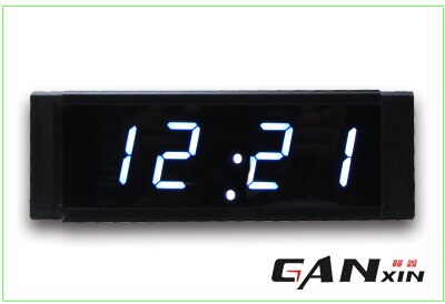 [Ganxin]1" Portable and Low Price Mini Led Projection Clock Led Wall Clock: GI41W