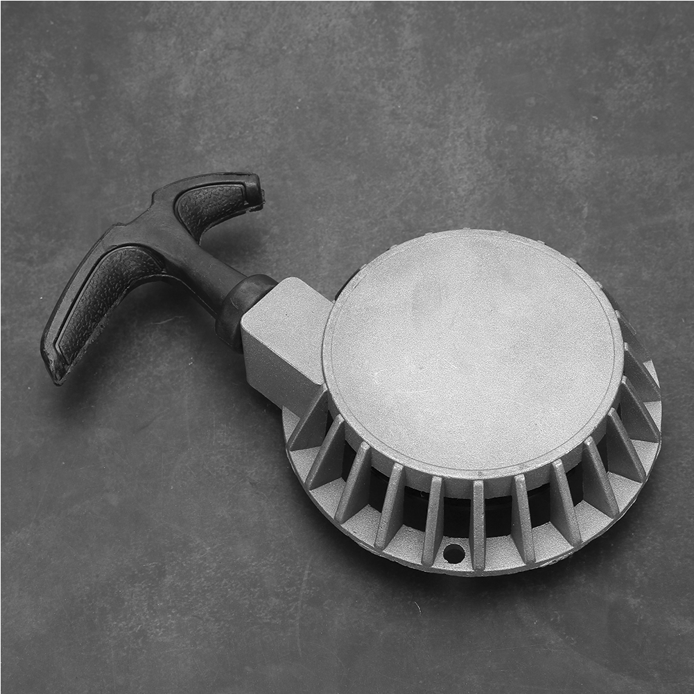 Pull starter 49cc motor pull start starter til mini lommecykel quad plæneklipper motorcykel motorer aluminiumslegering