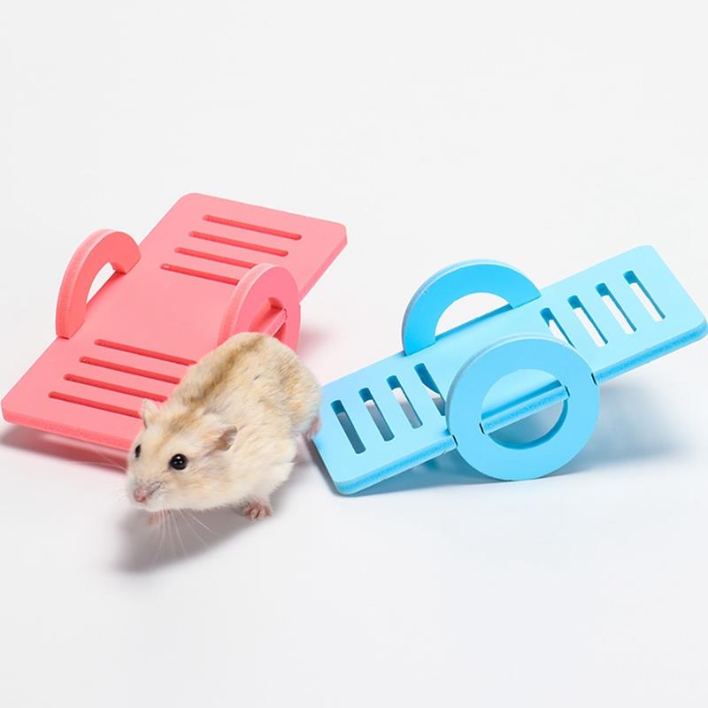 Sjovt kæledyr hamster legetøj bur reden vippe legetøj hus motion kæledyr rotte hamster mus fugl leg legetøj til hamster lille dyr