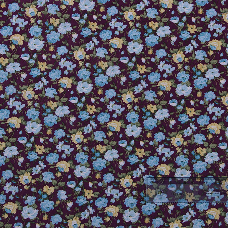 Vintage Rose Bloemen Stof Goedkope Peach Skin Stof Voor Gordijn Thuis Textiel Dunne Naaien Materiaal W40