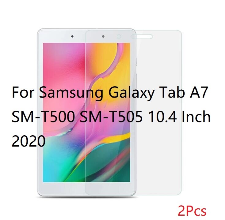 Tablet Schutz Glas Bildschirm Für Samsung Galaxy Tab S3 S4 S5e T720 S6 lite 10,4 P610 T860 S7 Plus 11 12,4 T870 T970 Glas Film: Tab A7 T500 T505