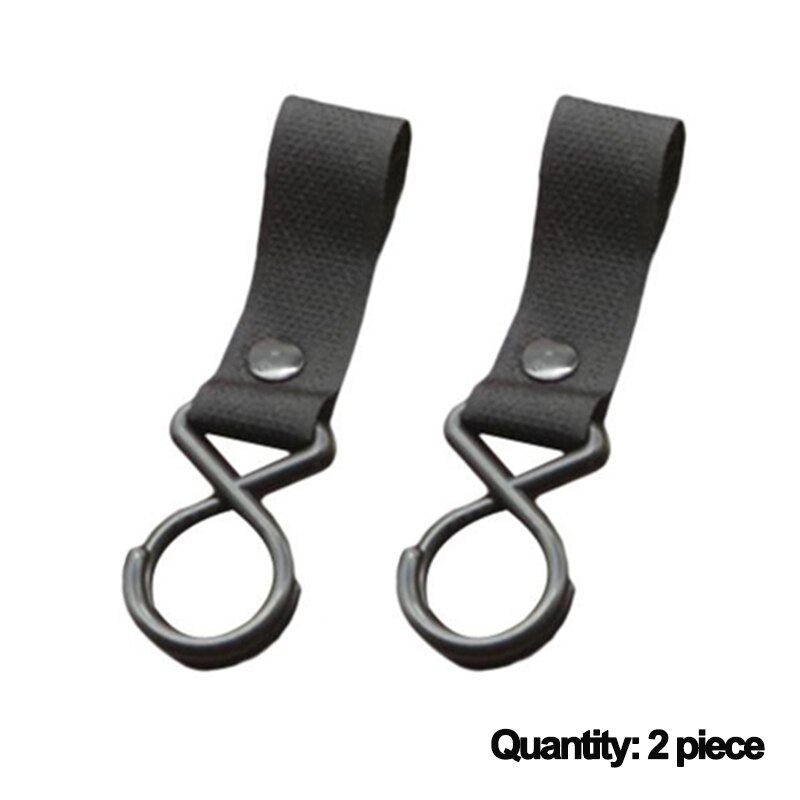 1/2/4 pcs Buggy Clip Pram Pushchair Stroller Side Hook Baby Handle Shopping Bag Plastic Bag Baby Carriage Hook Up: black2