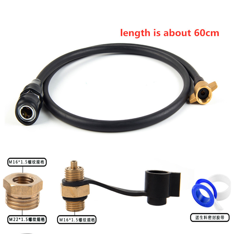 Nieuw! 60Cm Verbinding Pijp Voor Luchtinlaat Joint Van Gas Opslagtank Van Vrachtwagen En Vrachtwagen Luchtinlaat Klep Van pneumatische Dust Blower: Bruin