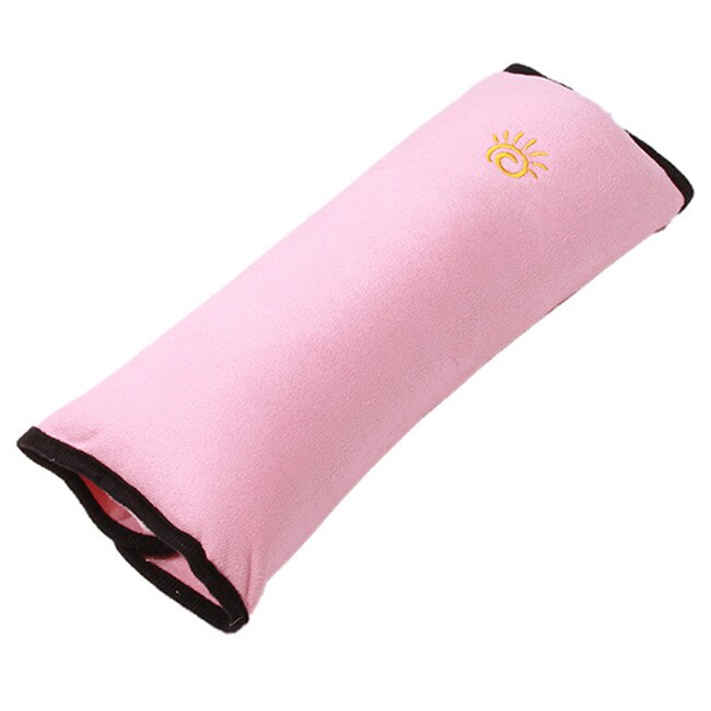 Zachte Comfotable Side Sleeper Kussen Veiligheid Beschermen Nek Schouderstuk Autogordel Kussen Voor Kinderen Volwassen Kussen 2022: Pink