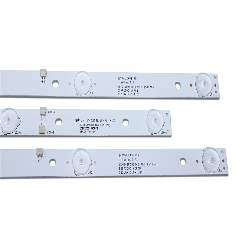 Led Backlight Strip Lamp Voor JS-D-JP3920-061EC JS-D-JP3920-071EC E39F2000 Mcpcb Akai AKTV401 AKTV403 AKTV4021 D39-F2000 LC390TA