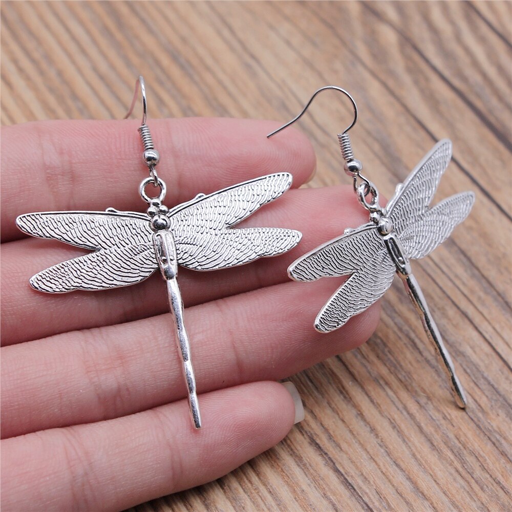 Vintage Dangle Dragonfly Oorbellen Lange Earring Zomer Stijl Voor Meisjes Vrouwen Sieraden: E1-B11985