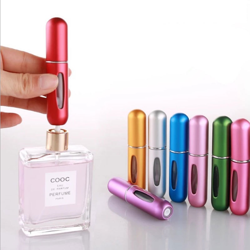 Mini Draagbare Navulbare Parfum Spray Fles Aluminium Make-Up Water Verstuiver Fles Lege Container Reizen Parfumflesje Tool