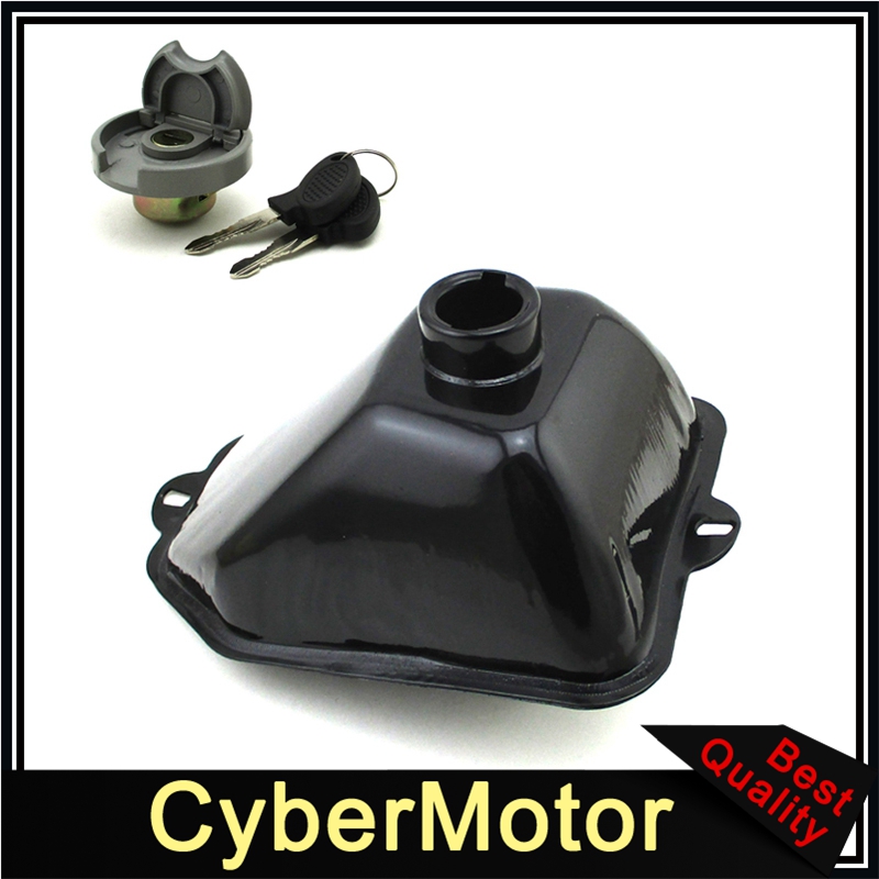 Metal Fuel Tank + Gas Cap With Lock For Chinese ATV Kids Quad 4 Wheeler 50cc 70cc 90cc 110cc 125cc