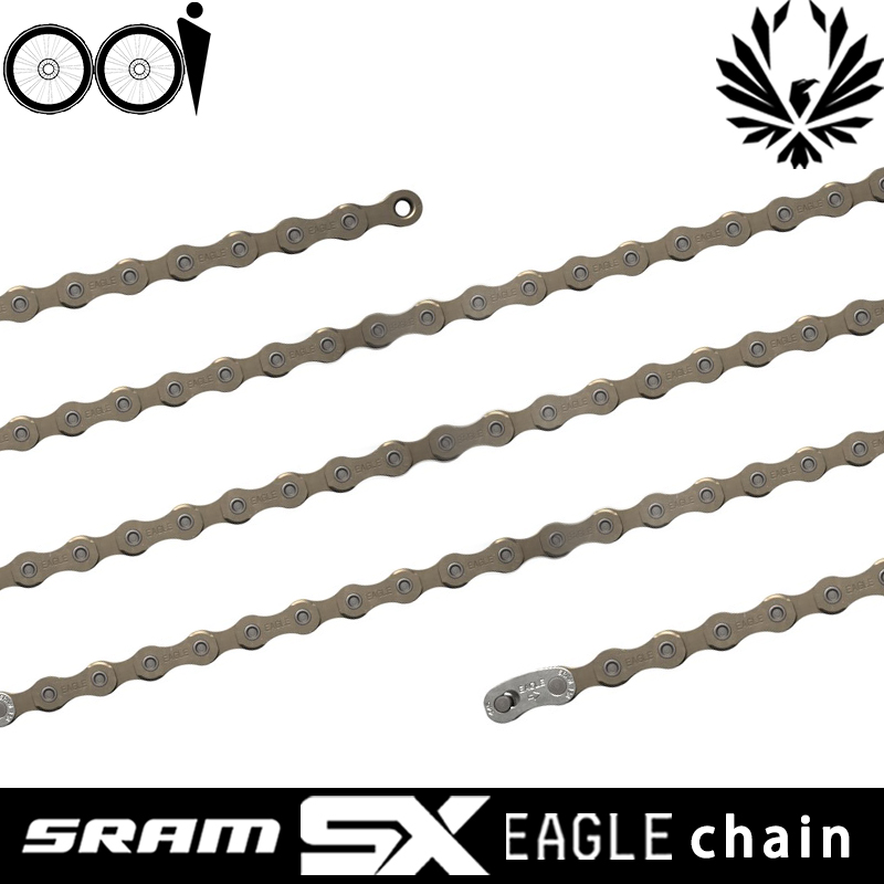 SRAM CN SX EAGLE-cadena de 12 velocidades para bicicleta de montaña, eslabones de 126L, 122L, 114L con bloqueo de potencia, enlace rápido, 1x12