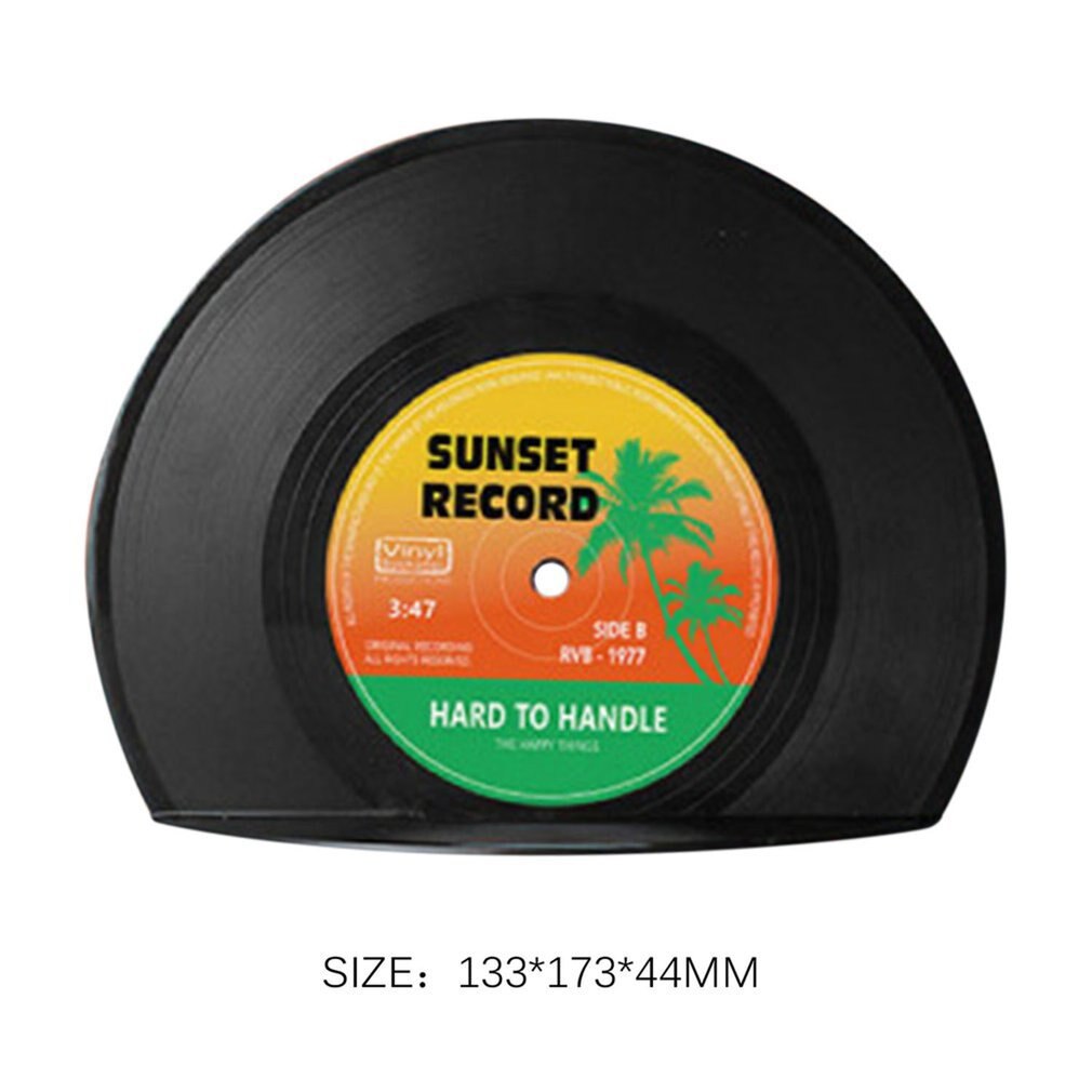 1 Pair Record Bookend Plastic Unique easy to use and practical