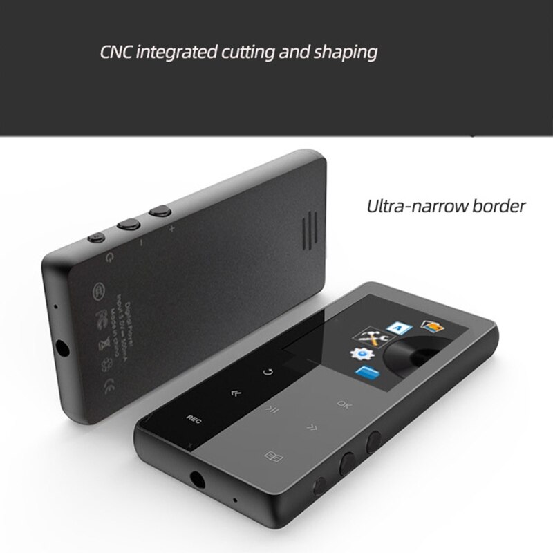 W3JB MP3 Muisc Player Portable Media Player with FM Radio/E-Book Hifi Lossless Sound Multi-functional Player Picture Browsing