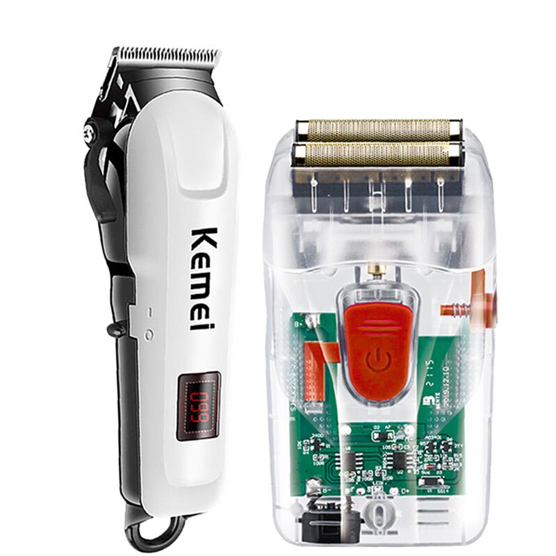 Kemei Tondeuse À Cheveux pour hommes Rasoir Électrique Tondeuse À Cheveux Hommes Coupe De Cheveux pour Hommes Tondeuse Professionnelle Alternatif Rasoir: KM-809A-987