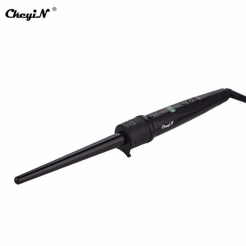LCD Digital Perm Ceramic Hair Curler 19mm 32mm Large Waver Curly Hair Waver Roller Fast Heating Curling Iron Wand