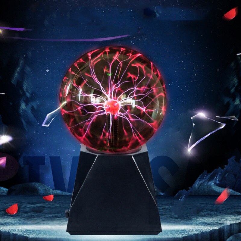 Magia Plasma Ball Touch Suono Al Plasma Lampada Da Tavolo 3 4 5 6 8 Pollici Luce del Lampo della Sfera del Globo Casa Nightlight decorazione Della stanza Regalo