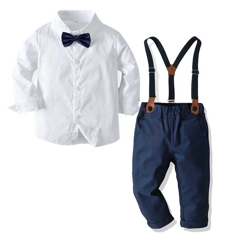 Jungen Anzüge Blazer Kleidung Anzüge Pro Hochzeit formell Party Weiß Baby Shirt Hose Kinder Junge Outerwear Kleidung einstellen