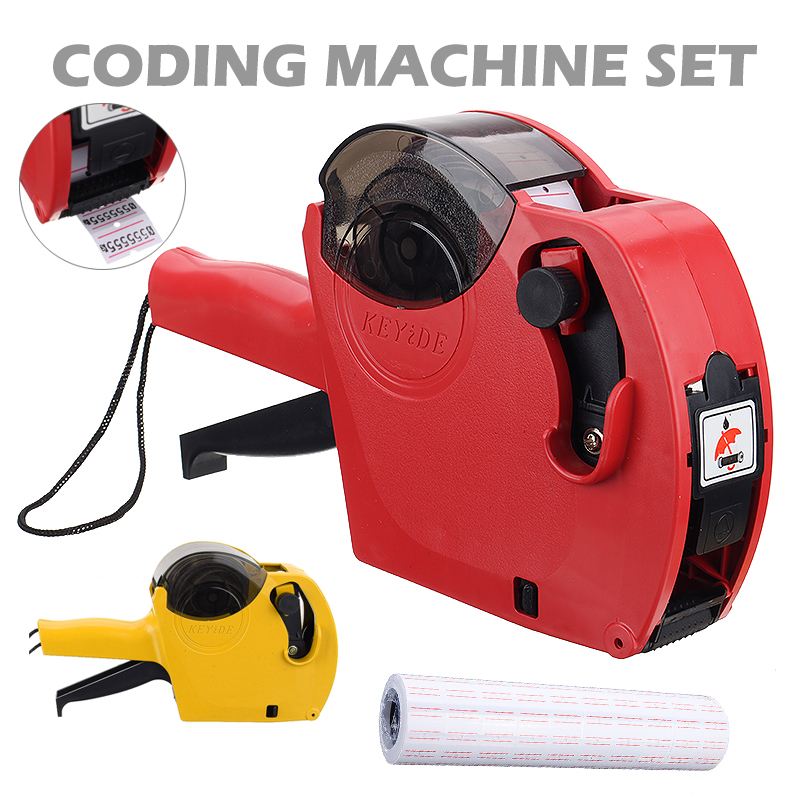 Supermarket Plastic Label Labeling Machine 8-Digit 4000pcs