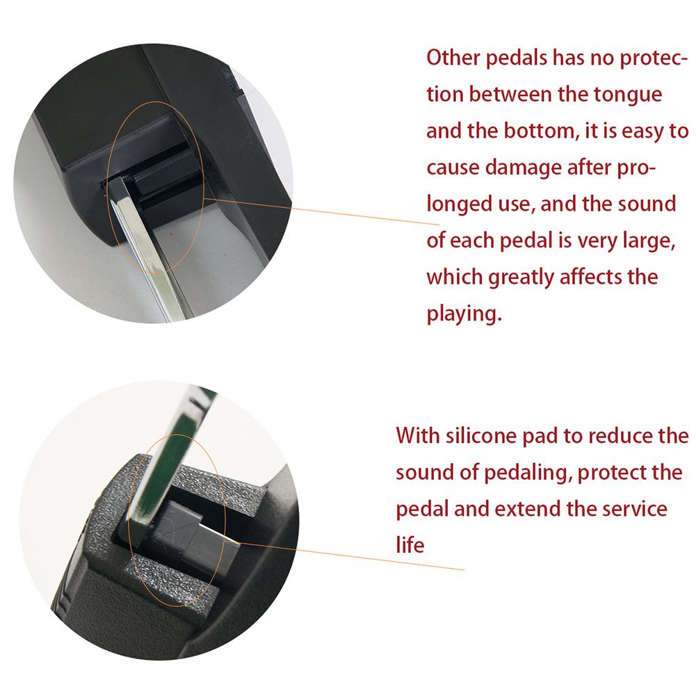 Practical Piano Damper Sustain Pedal MIDI Keyboard Pedal for Electric Yamaha Piano Casio Keyboard Sustain Ped