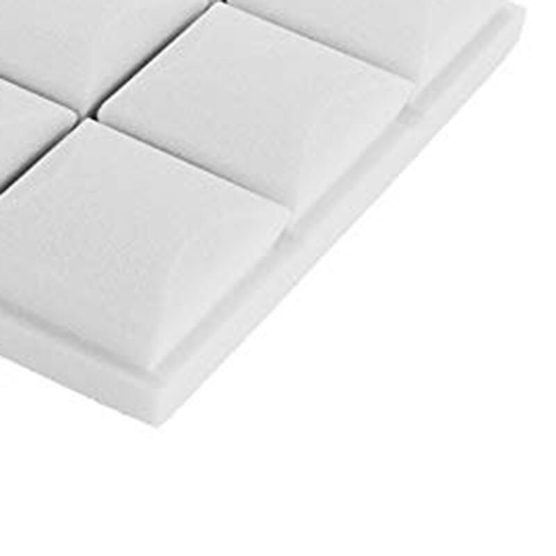 30 x 30 x 5cm äänieristetty sieni akustinen äänieristys äänenvaimennus ktv o huoneeseen - ( valkoinen) - pro o laiteosat
