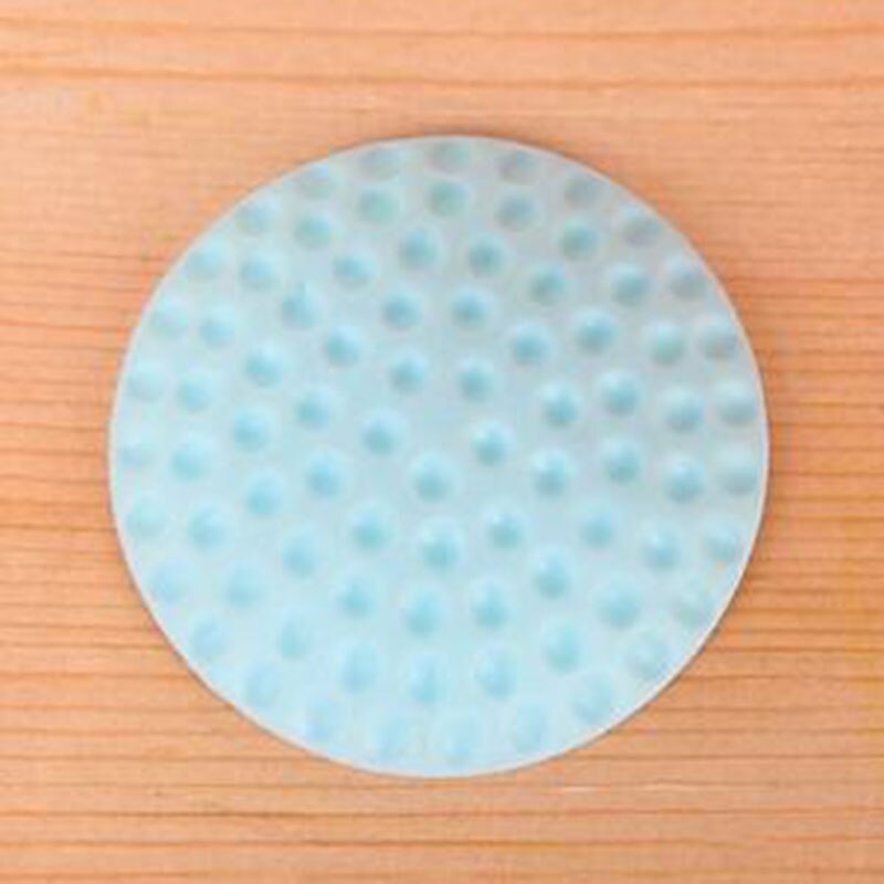 Pomo de puerta de casa de goma y Gel fuerte, Protector de pared trasero, a prueba de golpes, ,: Azul