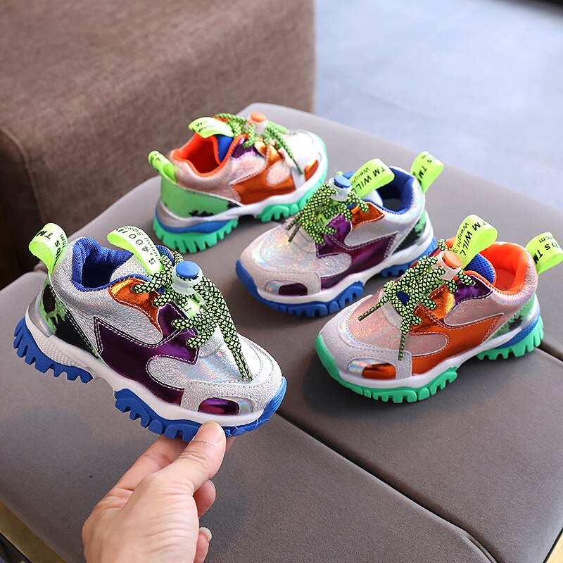 Herfst multicolor kindersneakers voor meisjes jongens kinderen casual sportschoenen outdoor sneakers merk maat 21-30