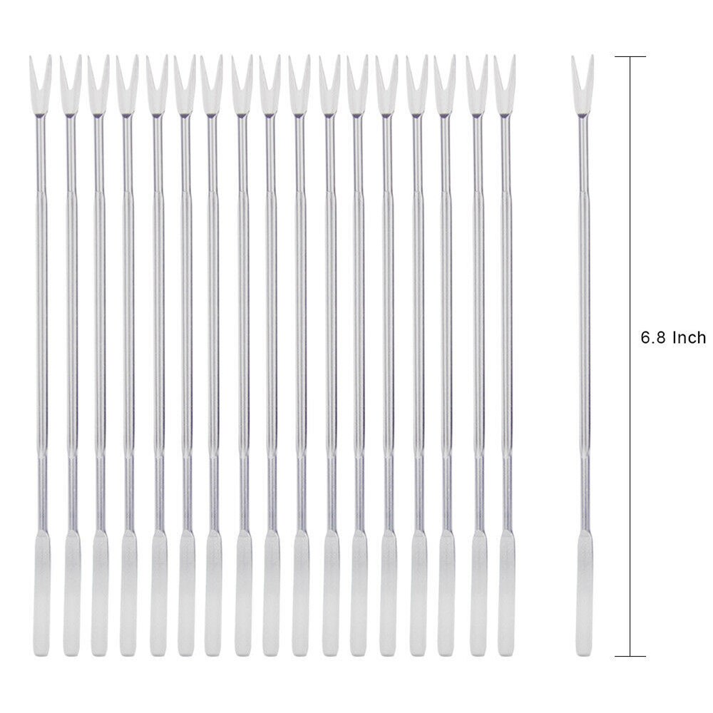 10pcs Stainless Steel Lobster Crab Cracker Shell Claw Seafood Forks Nuts Open Tool Crab Fork And Spoon Kitchen Gadget