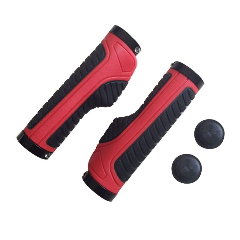 1 Paar Fietsstuur Grip Lock Op Anti-Slip Cover Voor Racefiets Rijden Schokabsorptie Slijtvastheid Fietsen: Rood
