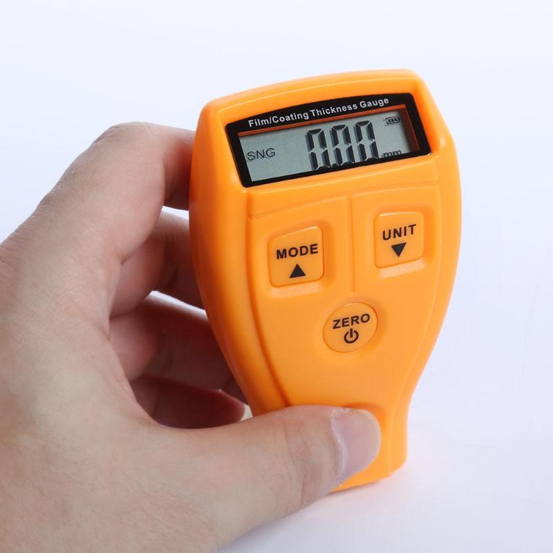 GM200 Digitale Auto Schilderij Diktemeter Auto Metalen Coating Lak Ferro Dikte Tester Russisch/Engels Handleiding
