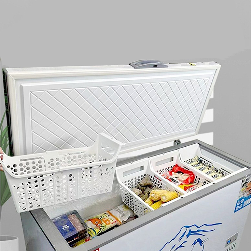 Versatile Chest Freezer Basket Odorless Chest Freezer Storage Rack Heavy Load Refrigerator Storage Organizer Kitchen Accessories