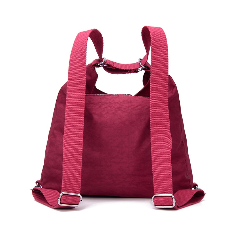 JINQIAOER-Bolso de mano de nailon para mujer, bandolera doble de , resistente al agua, de