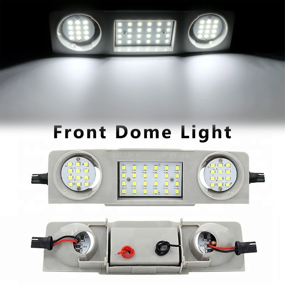 Luces LED interiores de techo para coche, lámpara Interior para VW Seat Leon 5F Alhambra 710, Skoda Superb 3T Octavia 5E Yeti 5L: Azul