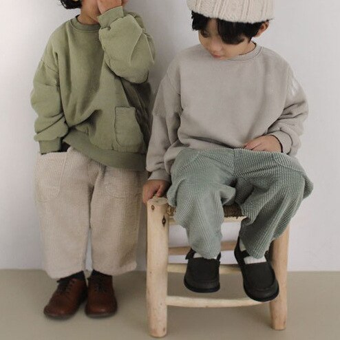 Kids Hoodies Casual Koreaanse Dikker Trui voor Jongens Peuter Meisjes Sweatshirts Losse Herfst Kinderen Shirts