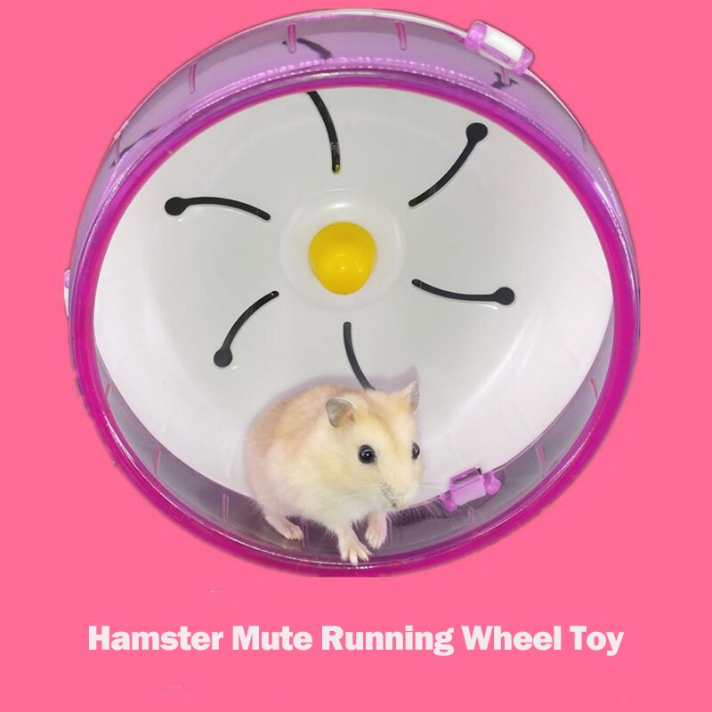 4 størrelse hamster løbeskive legetøj lydløst lille kæledyr roterende jogginghjul små kæledyr sportshjul legetøj hamsterbur tilbehør