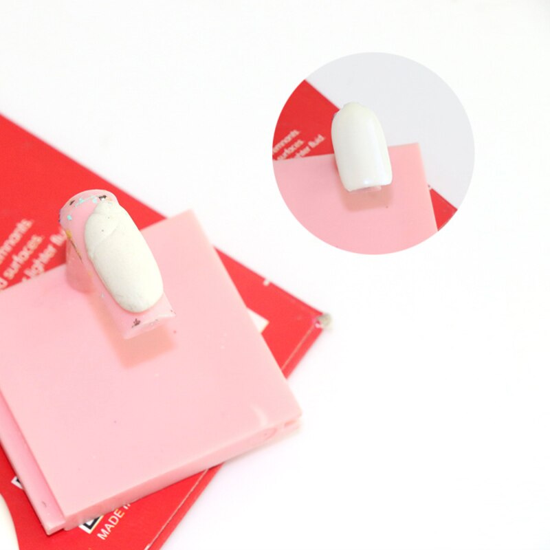 MYBORMULA Removable Reusable White Adhesive Nail Fixing Glue Clay Stick DIY False Nails Decoration display Fix Nail Plasticine