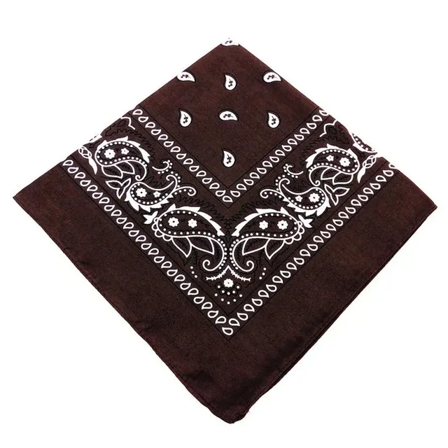 Hommes femmes bandana bandeau cowboy hommes motard sport chapeaux hip hop poignet bandeau simple face tête enveloppement écharpe: Ivoire