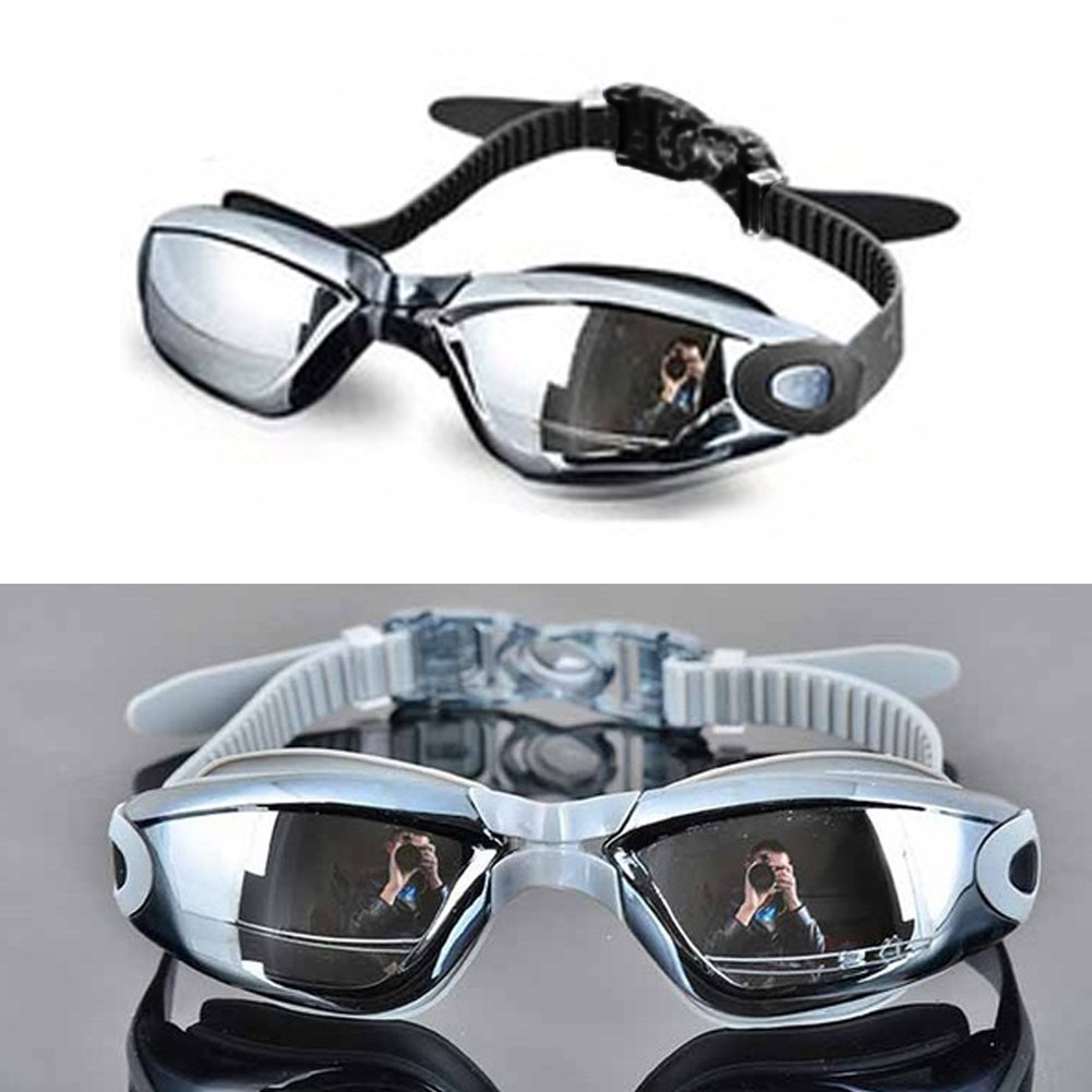 Gafas de natación antiniebla para hombre y mujer, lentes de