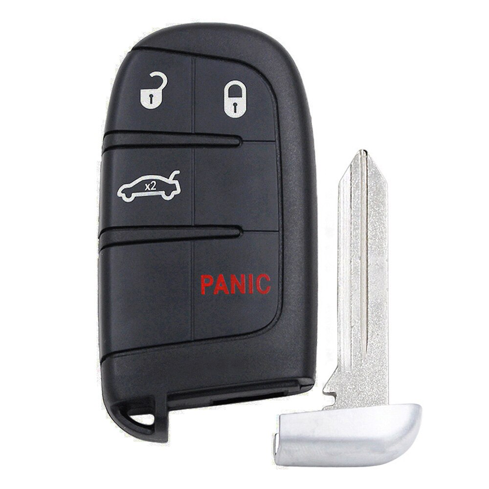 2/2 + 1/3/4/4 + 1/5 Knoppen Keyless Smart Remote Key Shell Case Fob Voor Chrysler Dodge journey: 3 1 Button