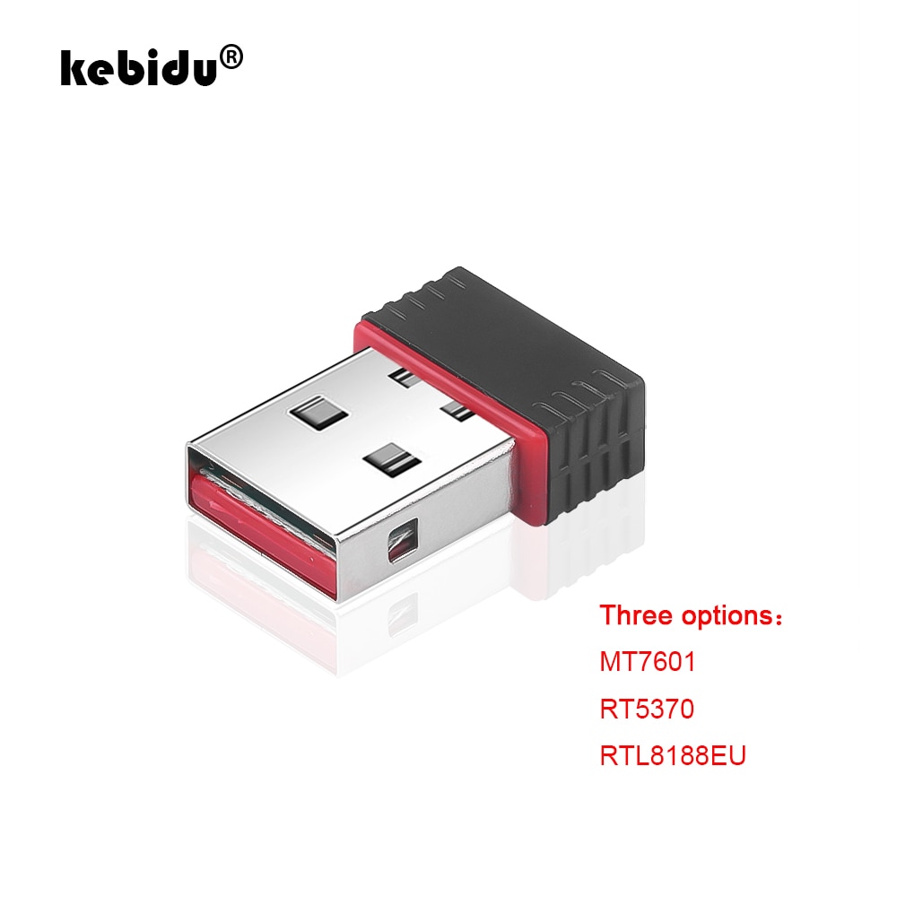 Kebidu MT7601 ミニ usb 無線 lan アダプタ 802.11n アンテナ 150 150mbps の usb ワイヤレス受信機ネットワークカードの usb 無線 lan ドングルデスクトップ